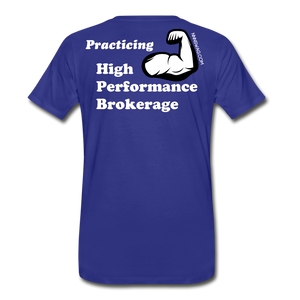 iBroker | High Performance Brokerage - royal blue