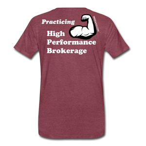 iBroker | High Performance Brokerage - heather burgundy