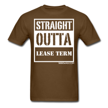 Load image into Gallery viewer, Straight Outta Lease Term Tee - brown