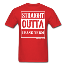 Load image into Gallery viewer, Straight Outta Lease Term Tee - red
