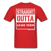 Load image into Gallery viewer, Straight Outta Lease Term Tee - red