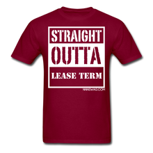 Load image into Gallery viewer, Straight Outta Lease Term Tee - burgundy
