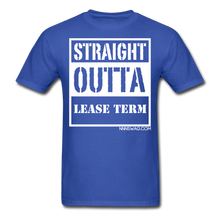 Load image into Gallery viewer, Straight Outta Lease Term Tee - royal blue
