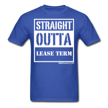Load image into Gallery viewer, Straight Outta Lease Term Tee - royal blue