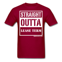 Load image into Gallery viewer, Straight Outta Lease Term Tee - dark red