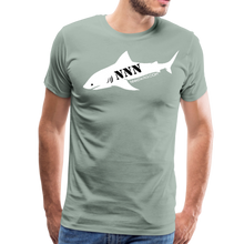 Load image into Gallery viewer, NNN Shark Tee - steel green