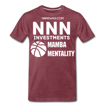 Load image into Gallery viewer, Mamba Mentality | Nothing But Net Tee - heather burgundy
