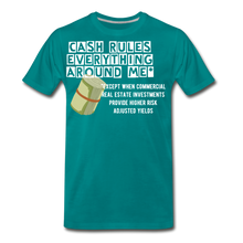 Load image into Gallery viewer, Cash Rules Everything* Tee - teal