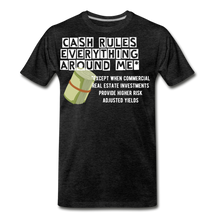 Load image into Gallery viewer, Cash Rules Everything* Tee - charcoal gray