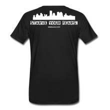 Load image into Gallery viewer, Feed Your Dreams; Starve Your Fears Tee - black