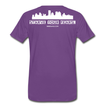 Load image into Gallery viewer, Feed Your Dreams; Starve Your Fears Tee - purple