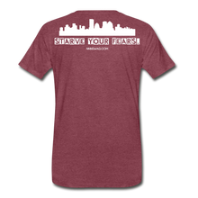 Load image into Gallery viewer, Feed Your Dreams; Starve Your Fears Tee - heather burgundy