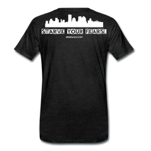 Load image into Gallery viewer, Feed Your Dreams; Starve Your Fears Tee - charcoal gray