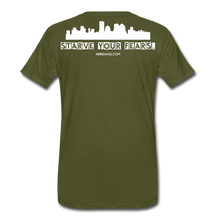 Load image into Gallery viewer, Feed Your Dreams; Starve Your Fears Tee - olive green