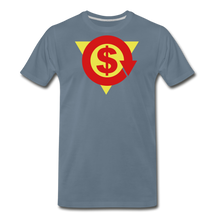Load image into Gallery viewer, S on Your Chest Tee - steel blue