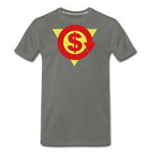 Load image into Gallery viewer, S on Your Chest Tee - asphalt gray