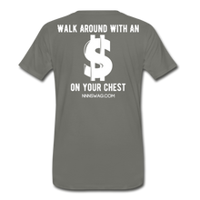 Load image into Gallery viewer, S on Your Chest Tee - asphalt gray