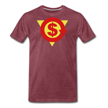 Load image into Gallery viewer, S on Your Chest Tee - heather burgundy