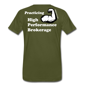 iBroker | High Performance Brokerage - olive green
