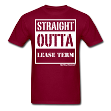 Load image into Gallery viewer, Straight Outta Lease Term Tee - burgundy
