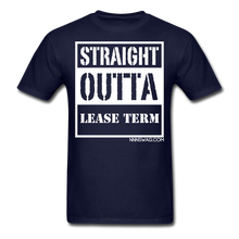 Load image into Gallery viewer, Straight Outta Lease Term Tee - navy
