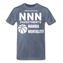 Load image into Gallery viewer, Mamba Mentality | Nothing But Net Tee - heather blue
