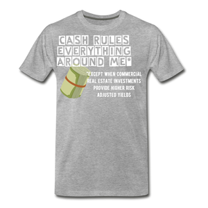 Cash Rules Everything* Tee - heather gray