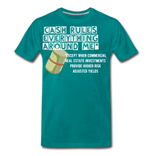 Load image into Gallery viewer, Cash Rules Everything* Tee - teal
