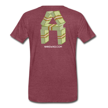 Load image into Gallery viewer, Cash Rules Everything* Tee - heather burgundy
