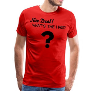 Hairy Deal Tee - red