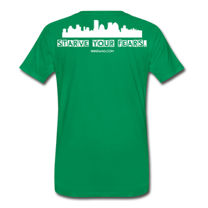 Feed Your Dreams; Starve Your Fears Tee - kelly green