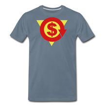 Load image into Gallery viewer, S on Your Chest Tee - steel blue
