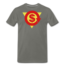 Load image into Gallery viewer, S on Your Chest Tee - asphalt gray
