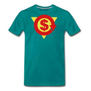 S on Your Chest Tee - teal