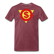 Load image into Gallery viewer, S on Your Chest Tee - heather burgundy

