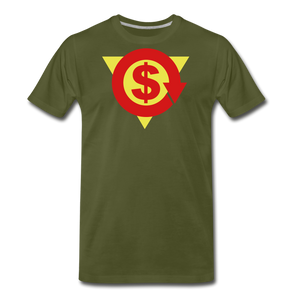S on Your Chest Tee - olive green